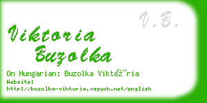 viktoria buzolka business card